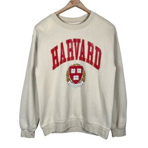 HARVARD VE RI TAS Univeristy Logo Collegiate Pullover Sweatshirt